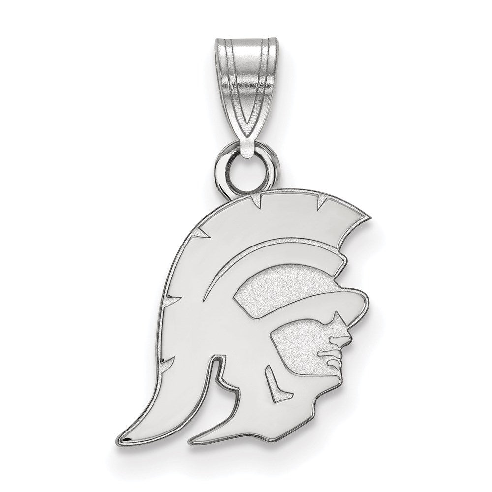 10K Weißgold University Of Southern California Trojan Klein Anhänger