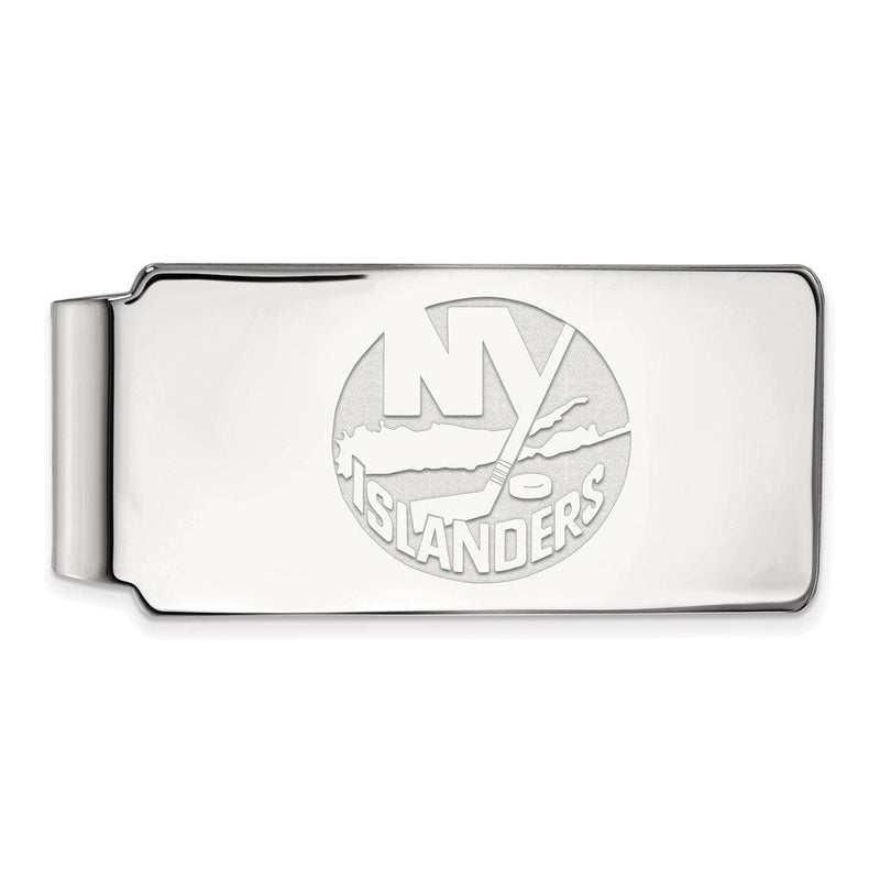 Sterlingsilber Rhodiniert Nhl Logoart New York Islanders Geldklammer