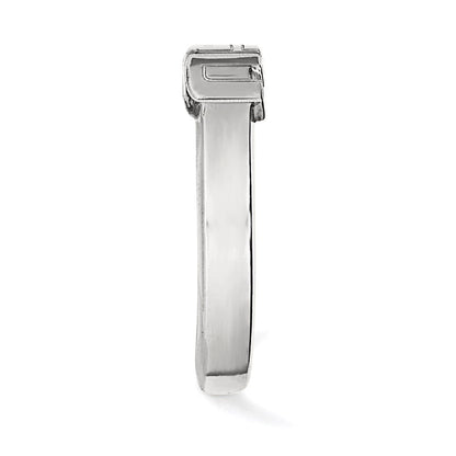 Sterlingsilber Rhodiniert Logoart Louisiana State University L S U Zehenring
