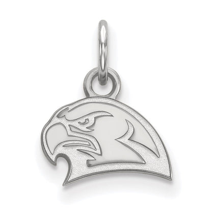 Sterlingsilber Rhodiniert Logoart Miami University Ohio Redhawk Extra Klein Anhänger