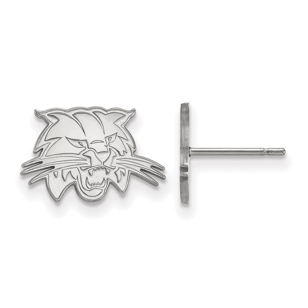 Sterlingsilber Rhodiniert Logoart Ohio University Bobcat Extra Klein Ohrstecker