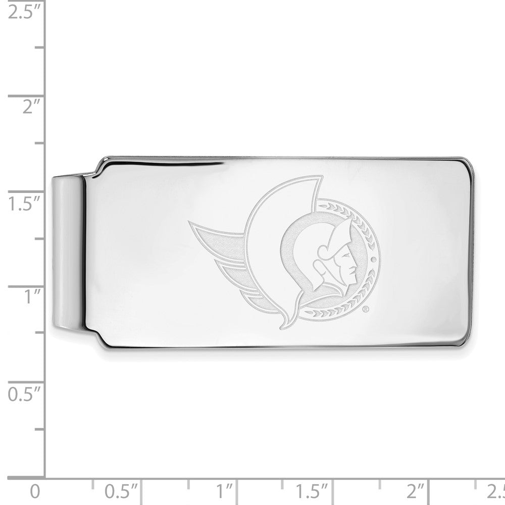 Sterlingsilber Rhodiniert Nhl Logoart Ottawa Senators Geldklammer