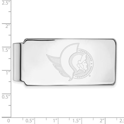 Sterlingsilber Rhodiniert Nhl Logoart Ottawa Senators Geldklammer