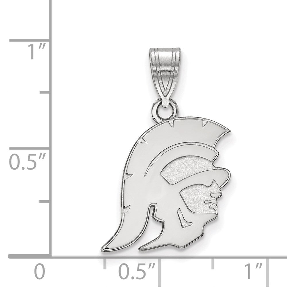10K Weißgold University Of Southern California Trojan Mittel Anhänger