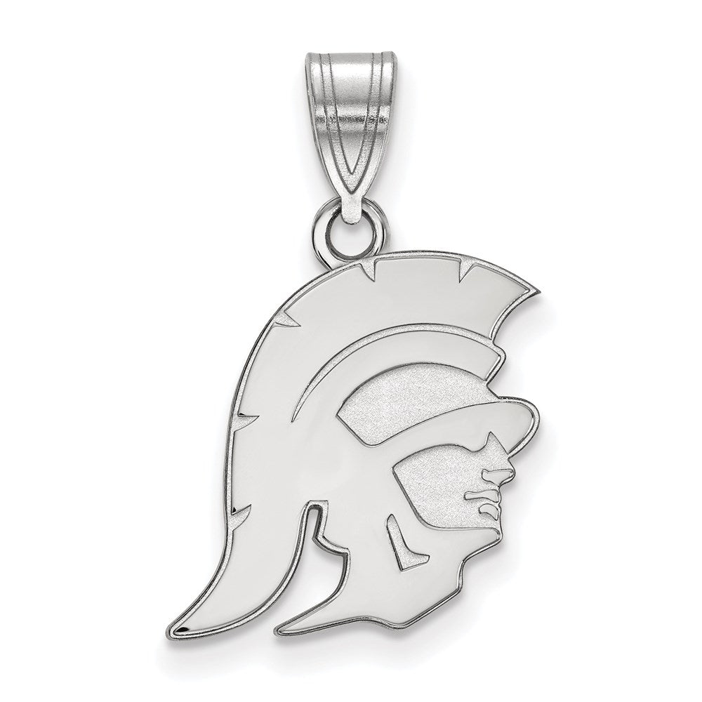 10K Weißgold University Of Southern California Trojan Mittel Anhänger