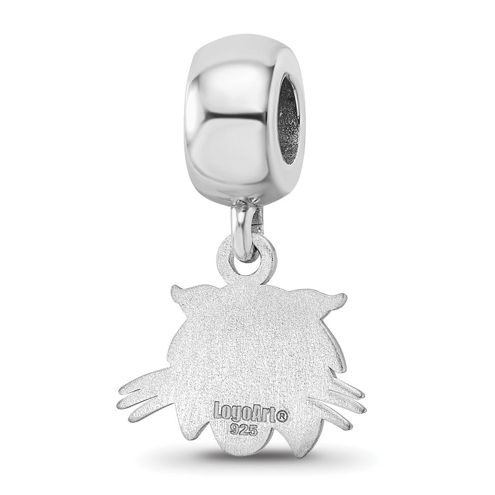 Sterlingsilber Rhodiniert Logoart Ohio University Xs Hängend Perle
