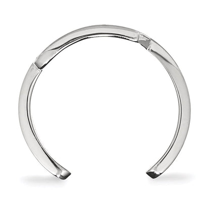 Sterlingsilber Rhodiniert Logoart Purdue University Buchstabe P Zehenring