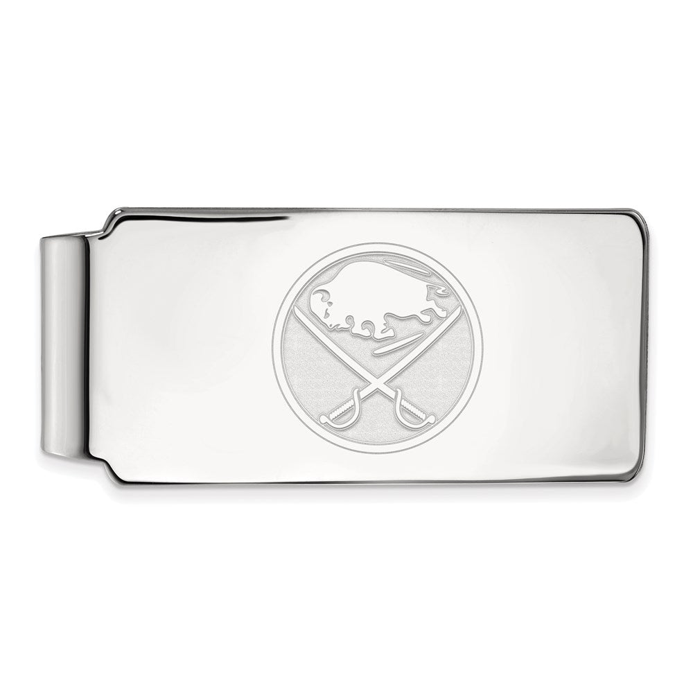 Sterlingsilber Rhodiniert Nhl Logoart Buffalo Sabres Geldklammer