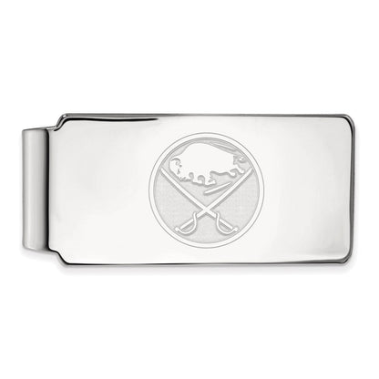 Sterlingsilber Rhodiniert Nhl Logoart Buffalo Sabres Geldklammer