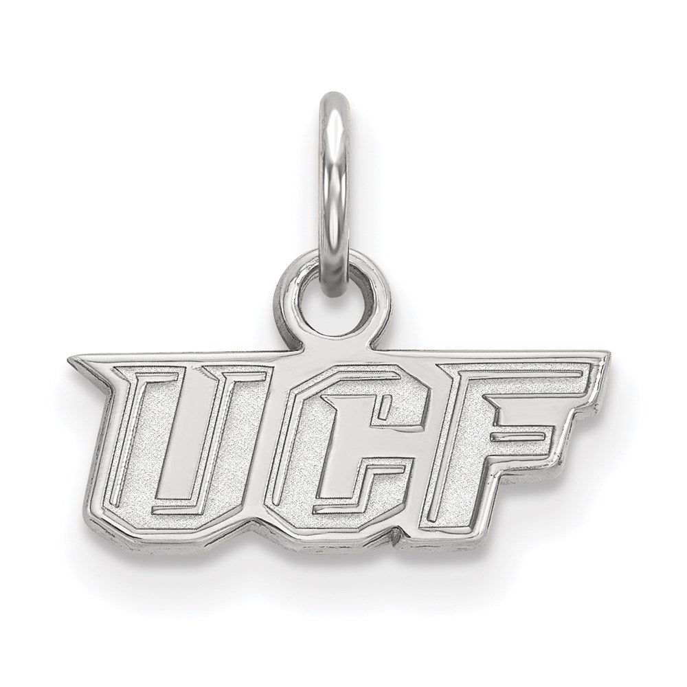 Sterlingsilber Rhodiniert Logoart University Of Central Florida U C F Extra Klein Anhänger