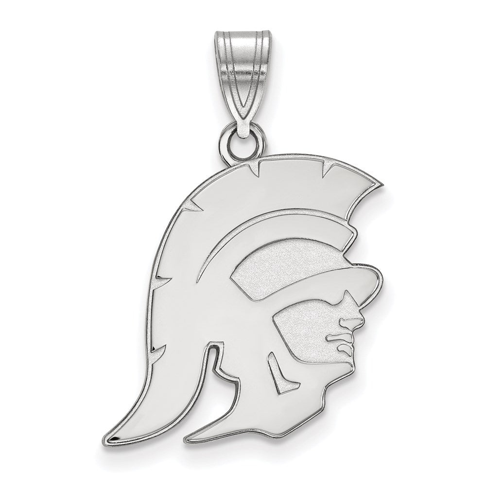 10K Weißgold University Of Southern California Trojan Groß Anhänger