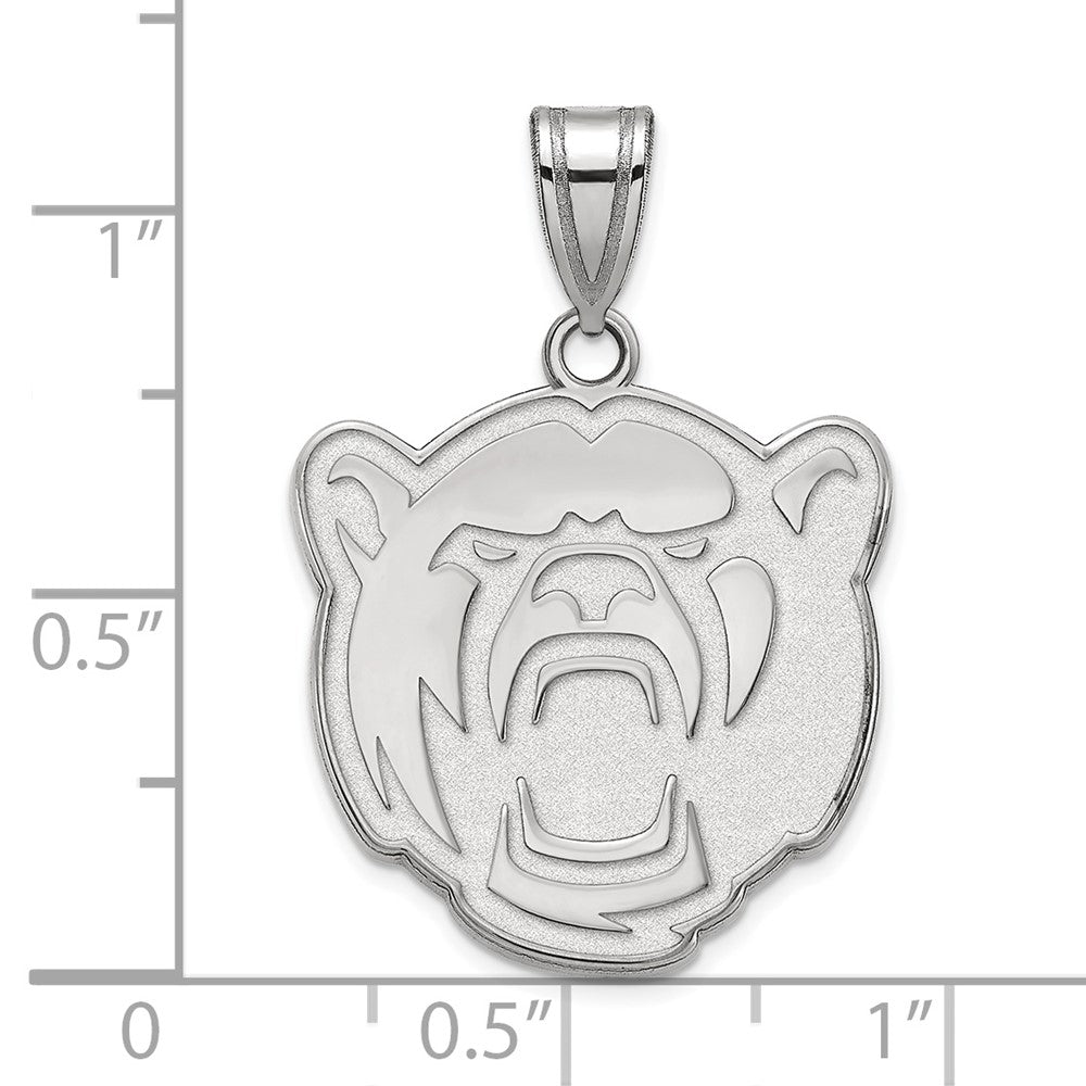 14K Weißgold Logoart Baylor University Groß Anhänger