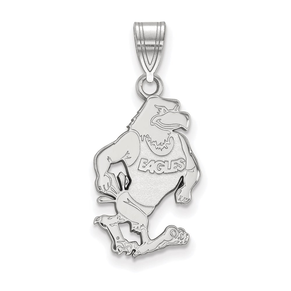 Sterlingsilber Rhodiniert Logoart Georgia Southern University Adler Groß Anhänger