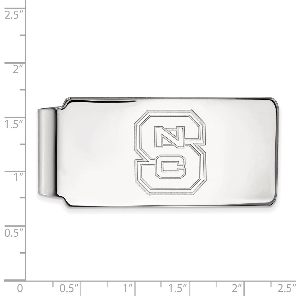 Sterlingsilber Rhodiniert Logoart North Carolina State U. Geldklammer