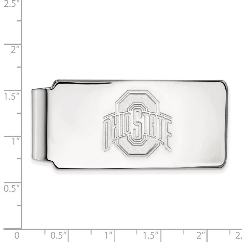 Sterlingsilber Rhodiniert Logoart Ohio State University Geldklammer