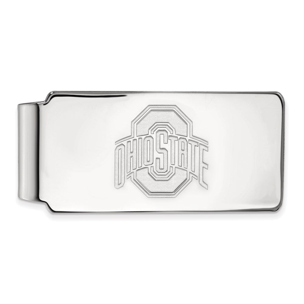 Sterlingsilber Rhodiniert Logoart Ohio State University Geldklammer