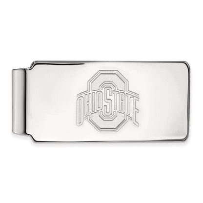 Sterlingsilber Rhodiniert Logoart Ohio State University Geldklammer