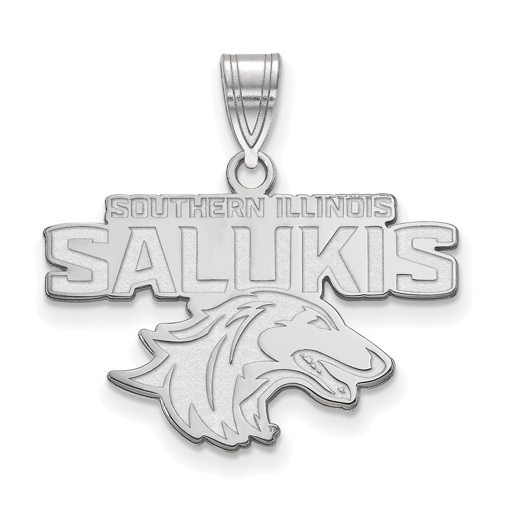 10K Weißgold Logoart Southern Illinois University Salukis Mittel Anhänger