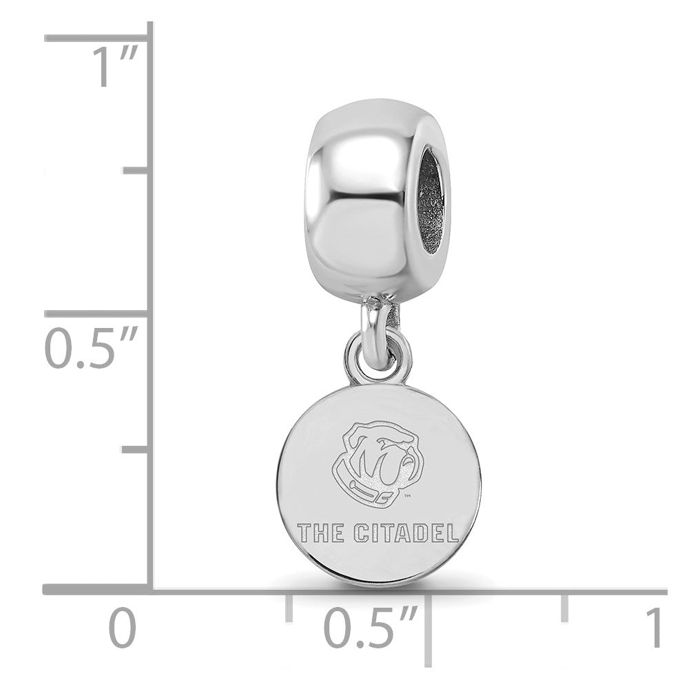 Sterlingsilber Rhodiniert Logoart The Citadel Xs Hängend Perle Charm