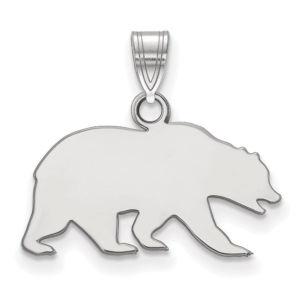 Sterlingsilber Rhodiniert Logoart University Of California Berkeley Bär Klein Anhänger