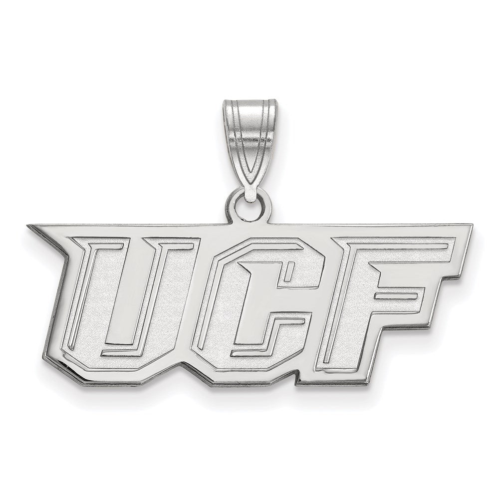 Sterlingsilber Rhodiniert Logoart University Of Central Florida U C F Mittel Anhänger
