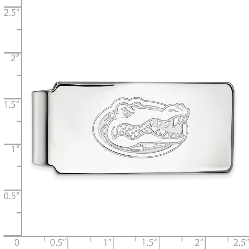 Sterlingsilber Rhodiniert Logoart University Of Florida Gator Geldklammer