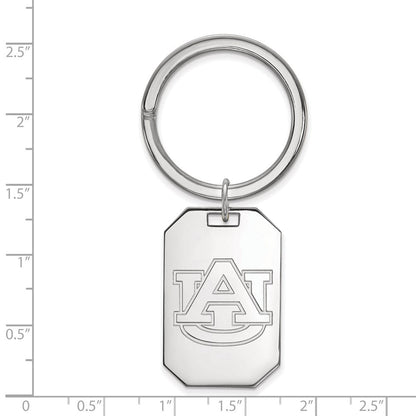 Sterlingsilber Rhodiniert Logoart Auburn University Key Ring