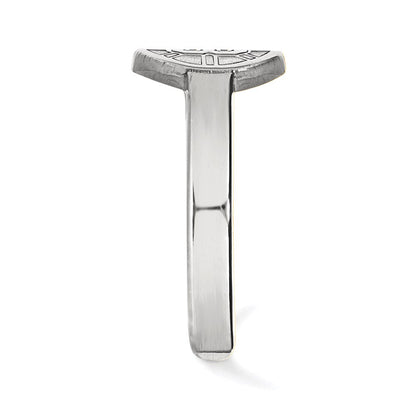 Sterlingsilber Rhodiniert Nhl Logoart Boston Bruins Zehenring