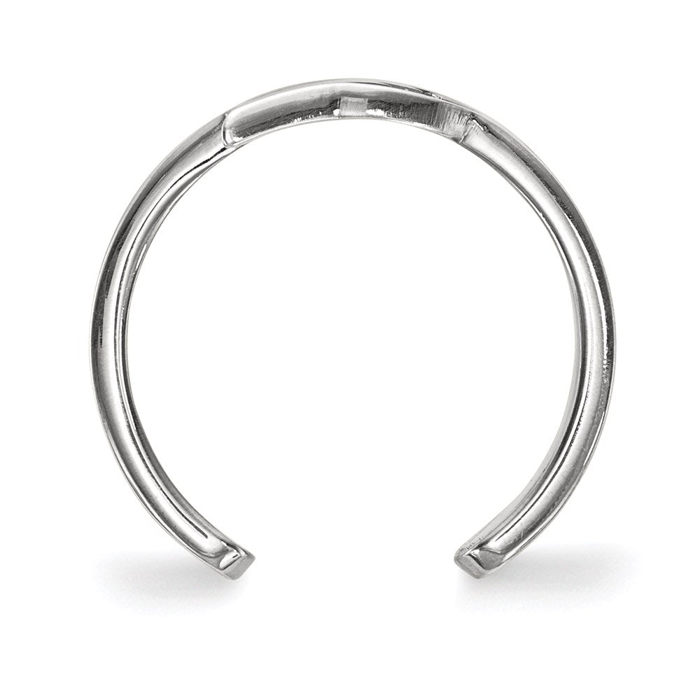 Sterlingsilber Rhodiniert Nhl Logoart Tampa Bay Blitz Zehenring