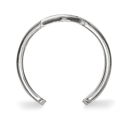 Sterlingsilber Rhodiniert Nhl Logoart Tampa Bay Blitz Zehenring