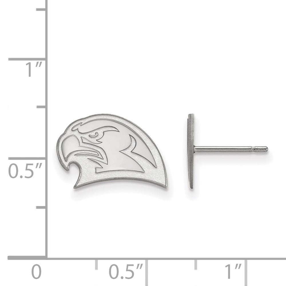 10K Weißgold Logoart Miami University Ohio Redhawk Klein Ohrstecker