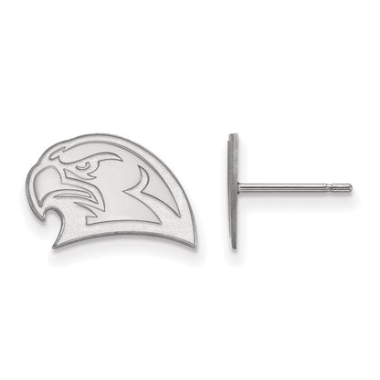 14K Weißgold Logoart Miami University Ohio Redhawk Klein Ohrstecker