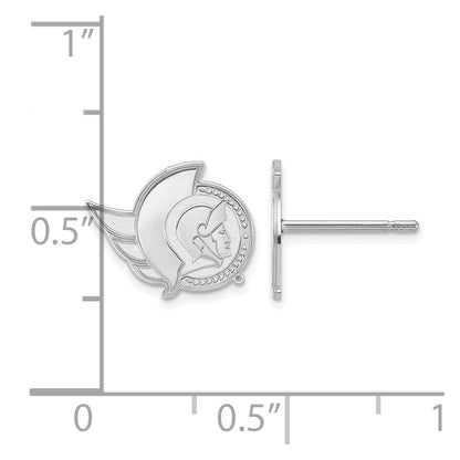 Sterlingsilber Rhodiniert Nhl Logoart Ottawa Senators Extra Klein Ohrstecker