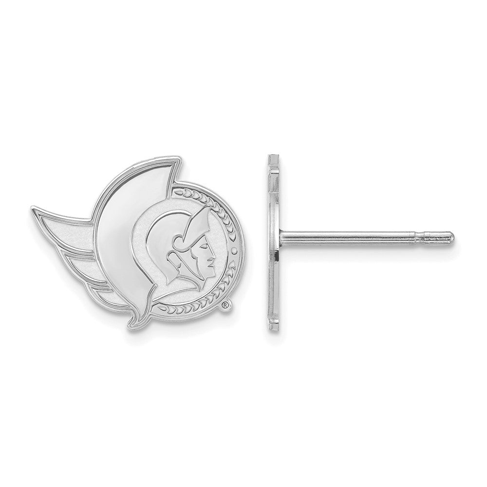 Sterlingsilber Rhodiniert Nhl Logoart Ottawa Senators Extra Klein Ohrstecker