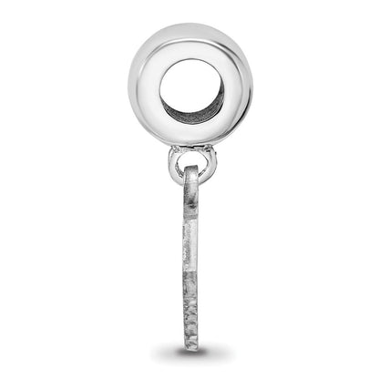 Sterlingsilber Rhodiniert Logoart The Citadel Klein Hängend Perle