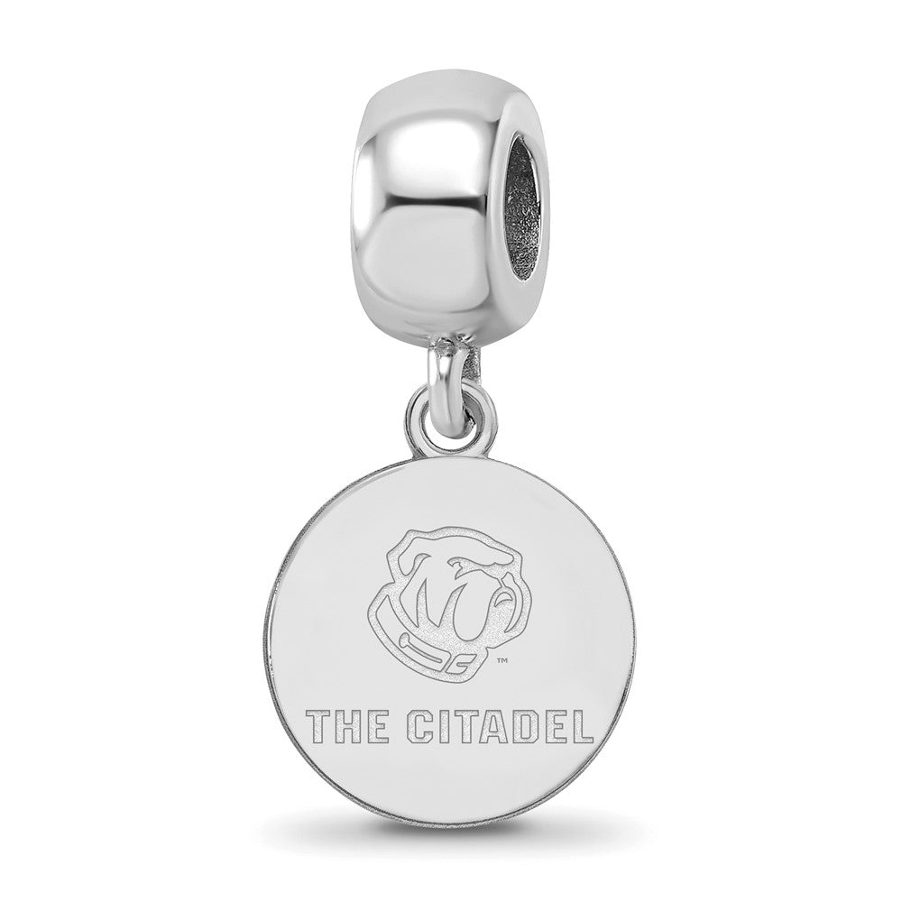 Sterlingsilber Rhodiniert Logoart The Citadel Klein Hängend Perle