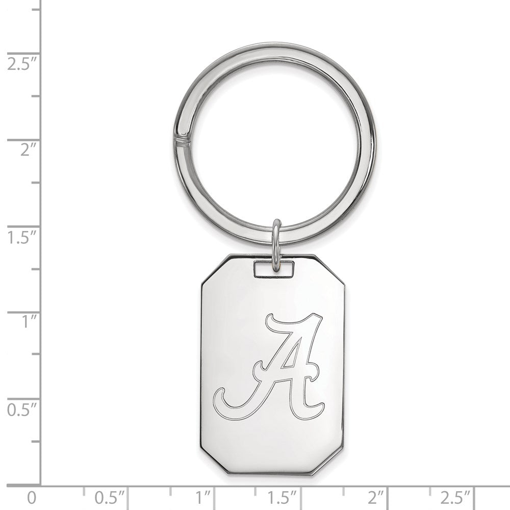 Sterlingsilber Rhodiniert Logoart University Of Alabama Key Ring
