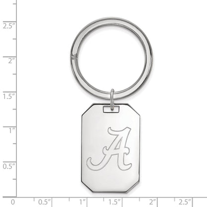 Sterlingsilber Rhodiniert Logoart University Of Alabama Key Ring