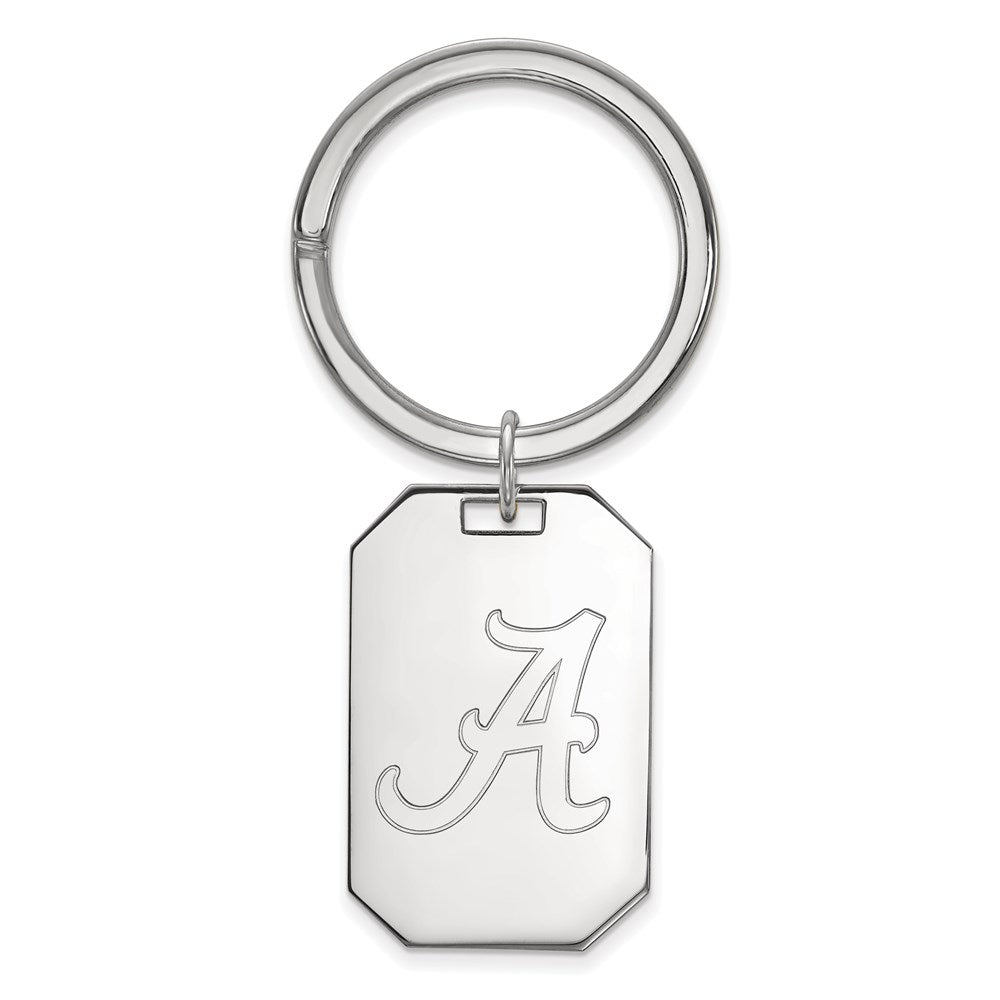 Sterlingsilber Rhodiniert Logoart University Of Alabama Key Ring