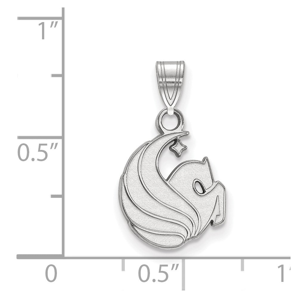 Sterlingsilber Rhodiniert Logoart University Of Central Florida Pegasus Klein Anhänger