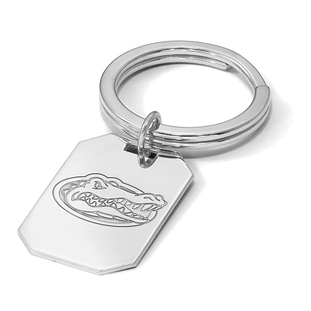 Sterlingsilber Rhodiniert Logoart University Of Florida Gator Key Ring