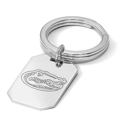 Sterlingsilber Rhodiniert Logoart University Of Florida Gator Key Ring