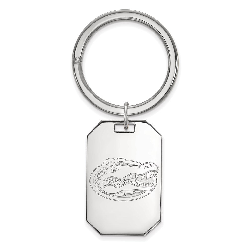 Sterlingsilber Rhodiniert Logoart University Of Florida Gator Key Ring
