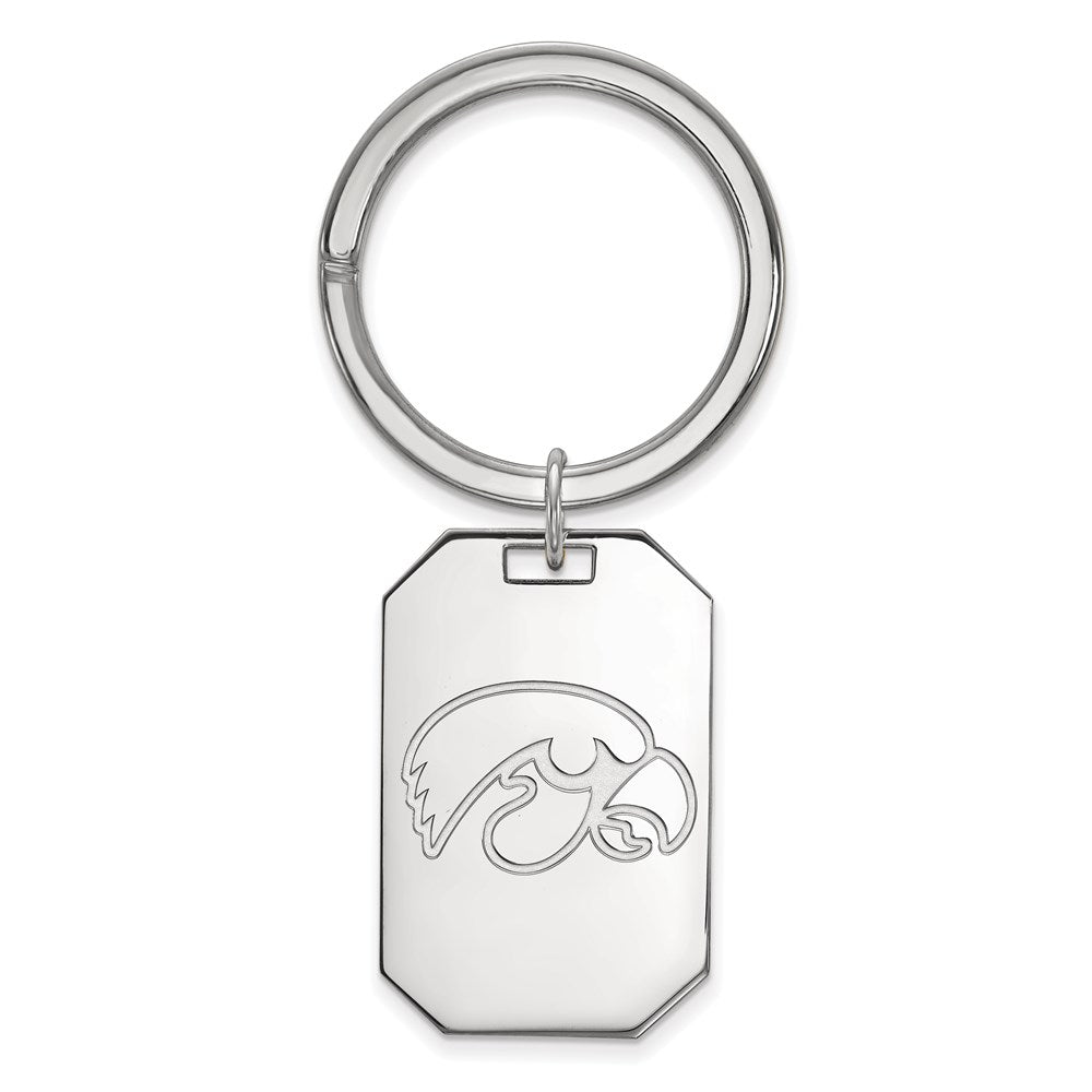 Sterlingsilber Rhodiniert Logoart University Of Iowa Key Ring