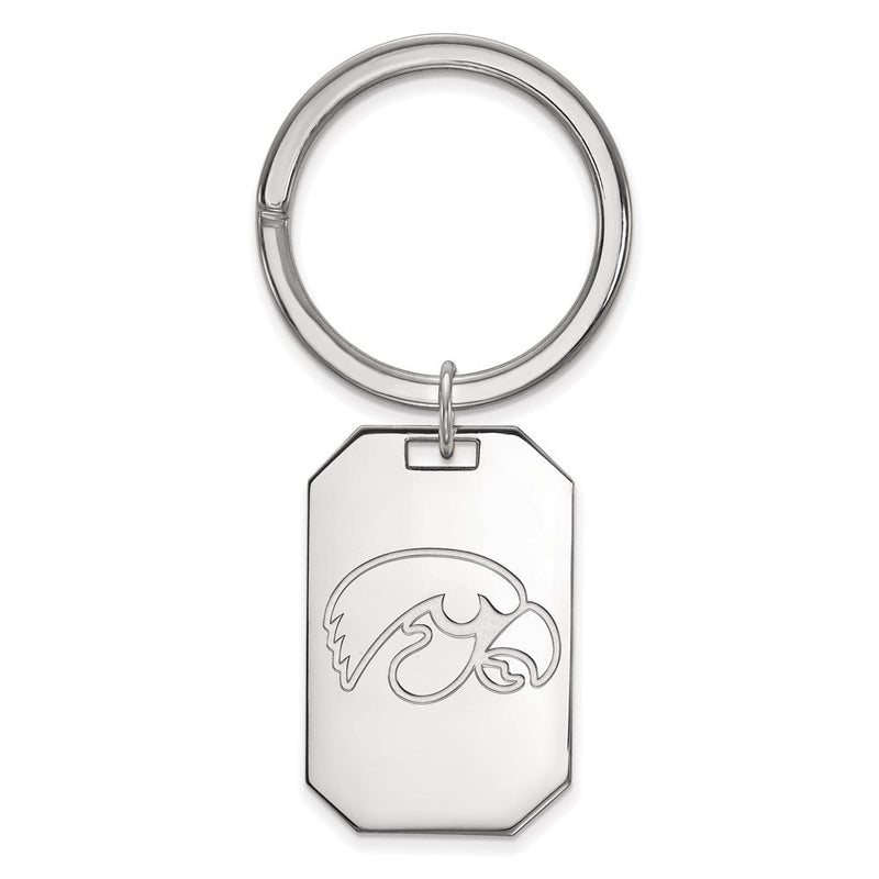 Sterlingsilber Rhodiniert Logoart University Of Iowa Key Ring