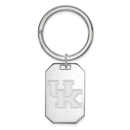 Sterlingsilber Rhodiniert Logoart University Of Kentucky Key Ring