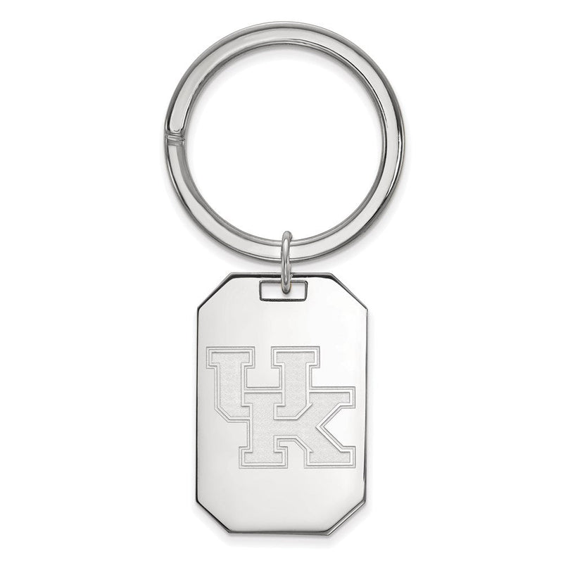 Sterlingsilber Rhodiniert Logoart University Of Kentucky Key Ring