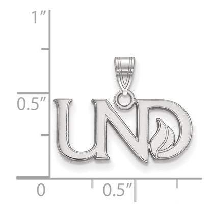 Sterlingsilber Rhodiniert Logoart University Of North Dakota U N D Klein Anhänger