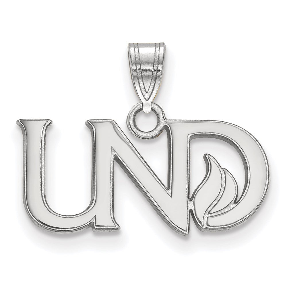 Sterlingsilber Rhodiniert Logoart University Of North Dakota U N D Klein Anhänger