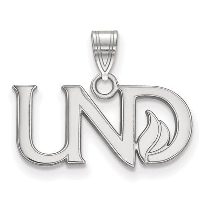 Sterlingsilber Rhodiniert Logoart University Of North Dakota U N D Klein Anhänger